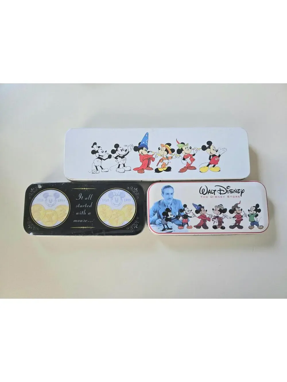 Mickey Mouse Tins as Upcycled Pencil Case The Disney Store Collectible